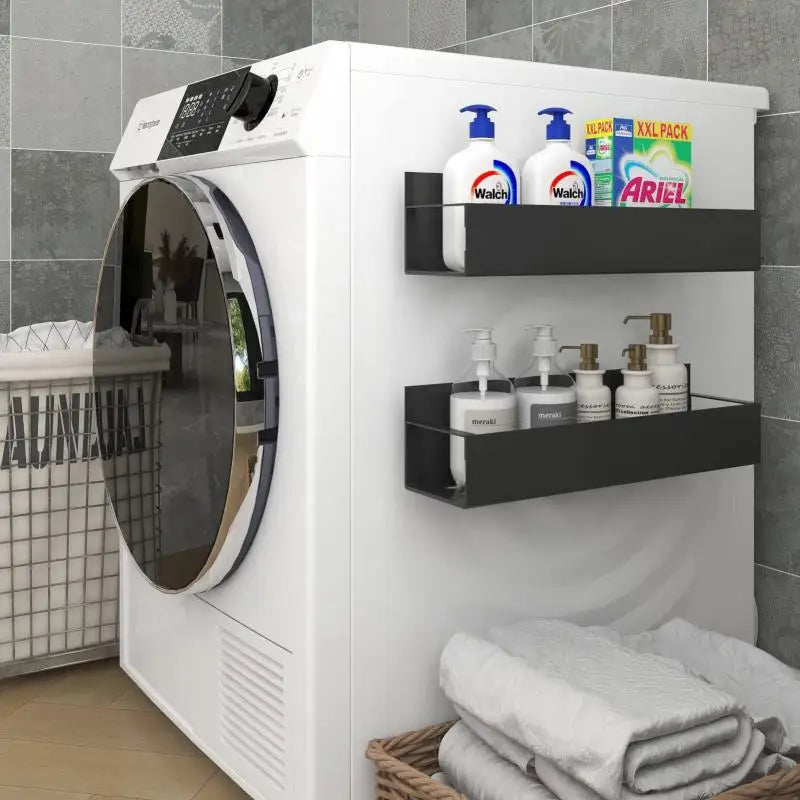 Maximize Your Kitchen Space with the Magnetic Refrigerator Spice Organizer Rack - Sleek and Convenient Storage Solution